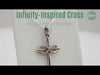 Infinity-Inspired Cross Christian Pendant For Women Video Showcase From Glor-e